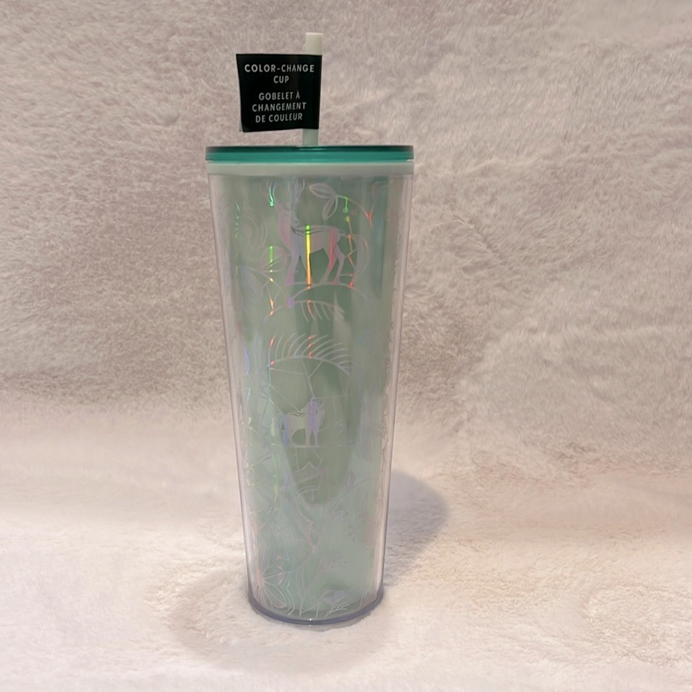 NWT Green color changing Starbucks Tumbler